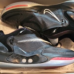 Nike Black and Gray Sneakers with Chunky Design